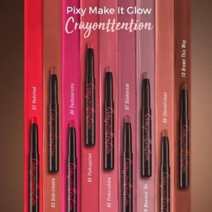 Sale Pixy Make It Glow Crayonttention Lipstick Lipstik Crayon Pixi Krayon - Paling Dicari