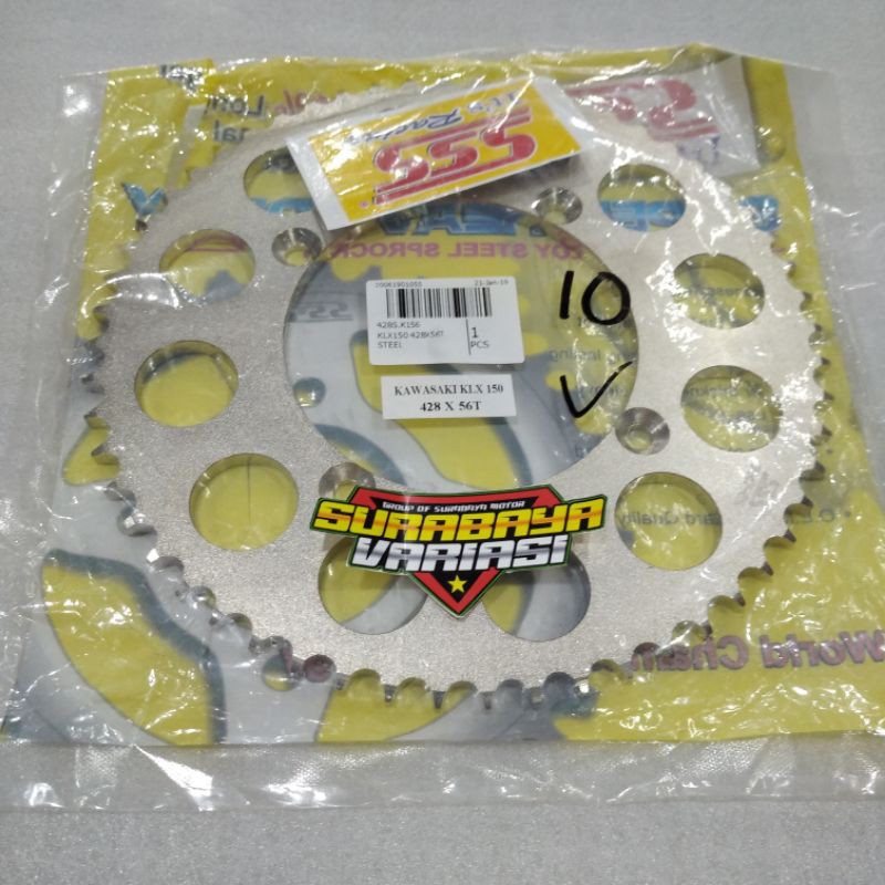 GEAR BELAKANG SSS 428 KAWASAKI KLX 150