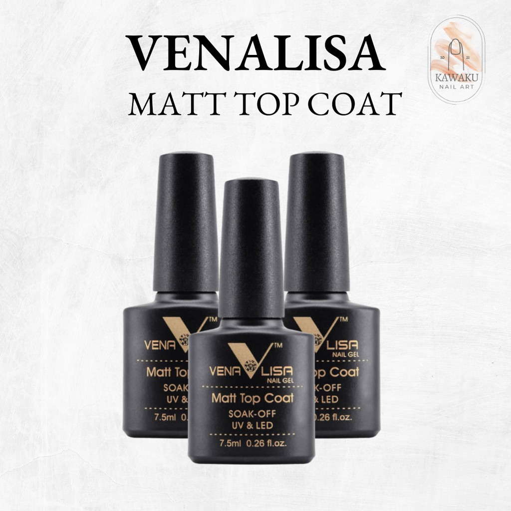 Venalisa Essential Primer / Base Coat/ Top Coat / Tempered/ Matte 7,5 ml UV LED Kutek Gel Polish