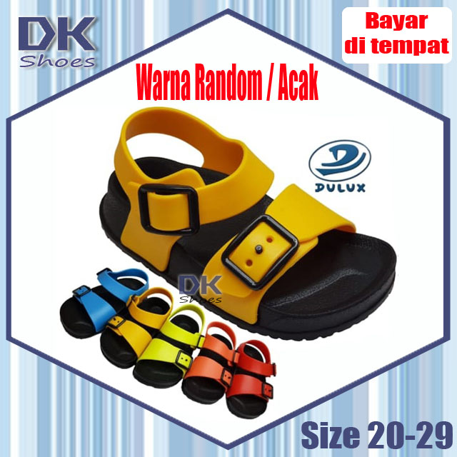 Dulux Let 20-25 / Sandal Sepatu Anak Balita Tali Belakang Laki