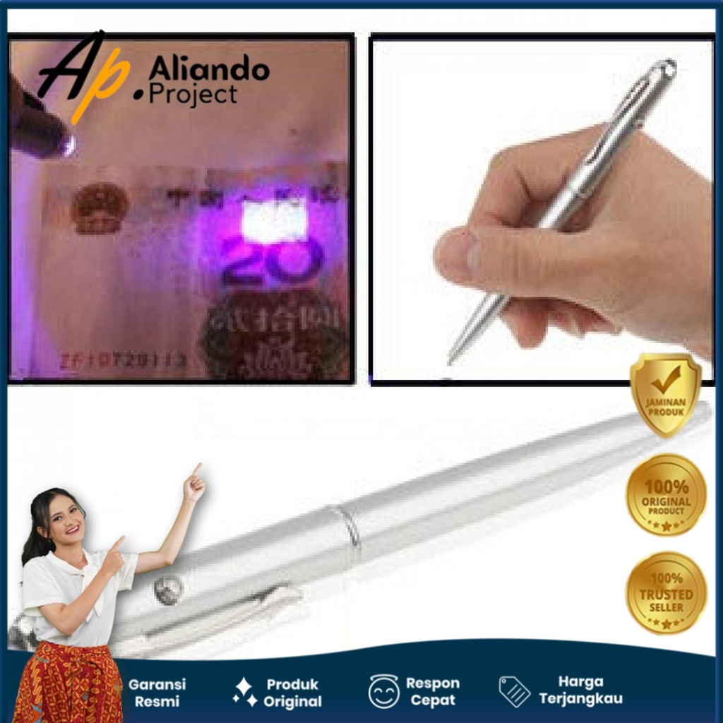 

Pena Tinta Invisible dengan UV Light Modern Original Unik Murah Terjangkau Garansi