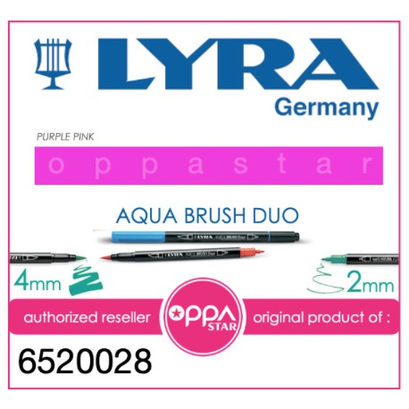 

Lyra Aqua Brush Duo Pen Purple Pink 6520028