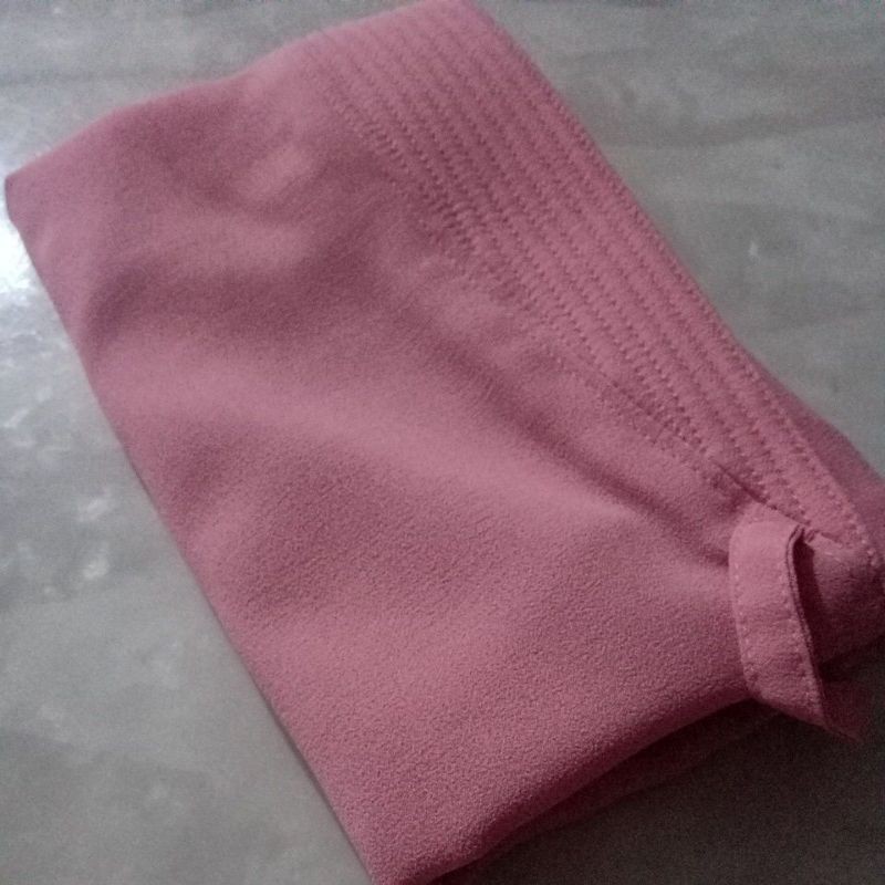 KERUDUNG MARYAM PET / BERGO PET TALI / HIJAB INSTAN-PINK