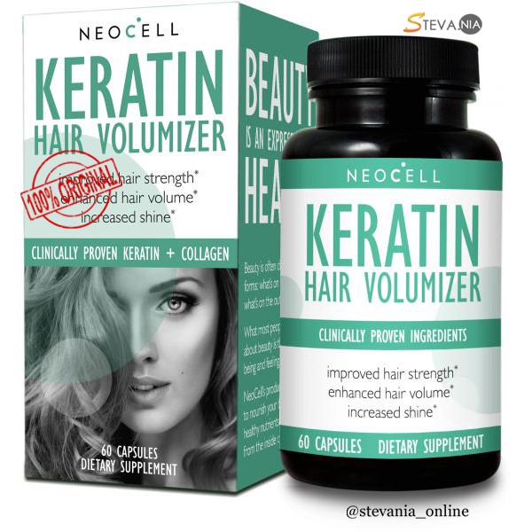 Neocell Keratin Hair Volumizer 60 Kapsul Vitamin Penumbuh Rambut