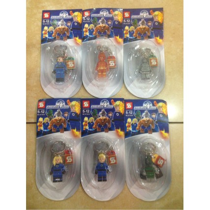 Lego gantungan kunci minifigures kw fantastic four f4 wave 1 sy 167A