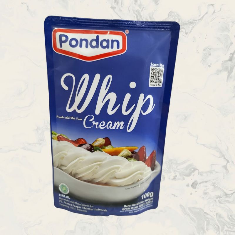 

Pondan Whip Cream