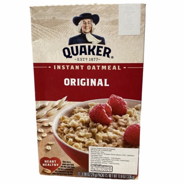 Quaker Instant Oatmeal 336gr