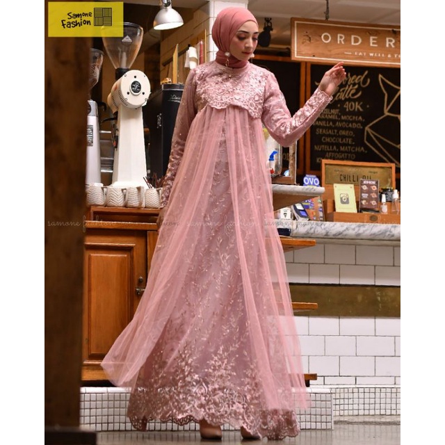 GAMIS TULLE LAKUNA TUTU PREMIUM - GAMIS TULLE PESTA - GAMIS TULLE MODERN - GAMIS TULLE KONDANGAN - G