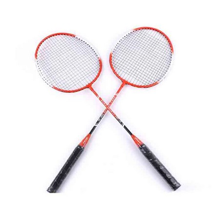 (FREE 2PCS KOK) RAKET BADMINTON MURAH / Badminton Raket 108 Olahraga Sport Raket 2 PCS - Free 2 Kok