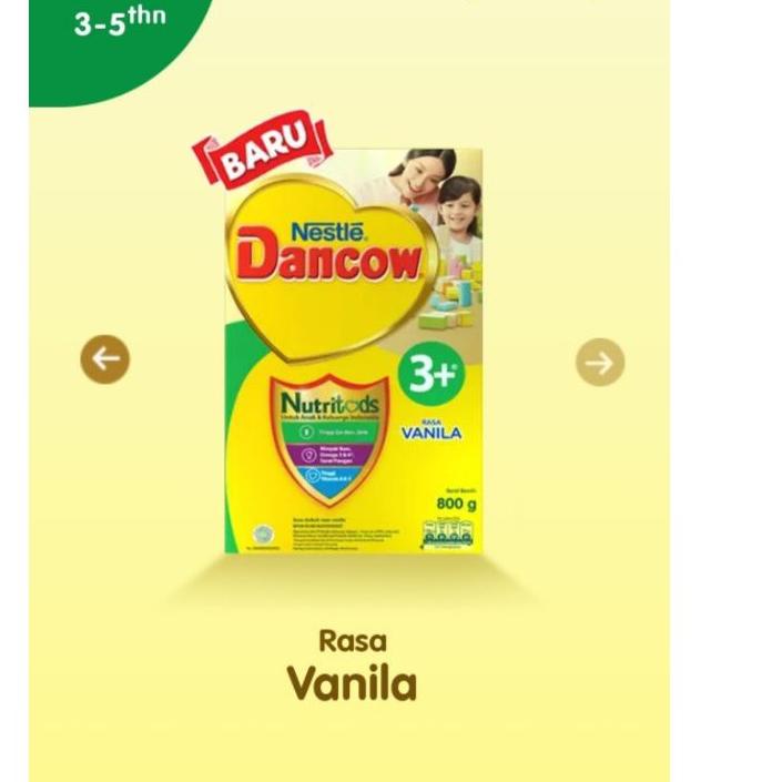 

GRATIS ONGKIR✅DANCOW 3+ Nutritods VANILA MADU Coklat 800 gr|SQ5