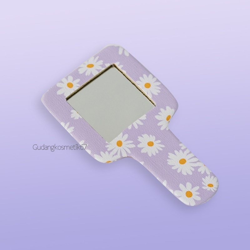 KACA GENGGAM MURAH CERMIN GENGGAM MURAH KACA CROCO MURAH KACA BUNGA MURAH KACA GENGGAM MS GLOW KACA MS GLOW TERMURAH-KACA GGM BUNGA LILAC