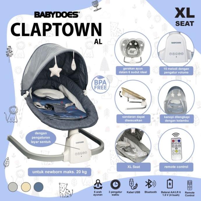 Baby does Claptown AL Swing Bouncer