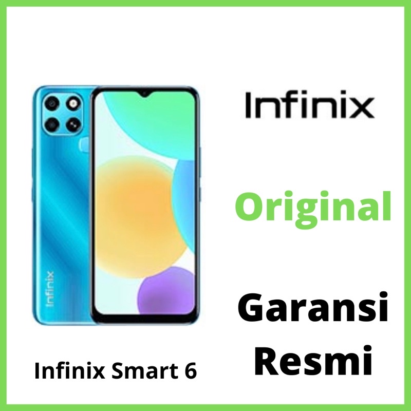 infinix smart 6 3 64gb new garansi resmi infinix indonesia