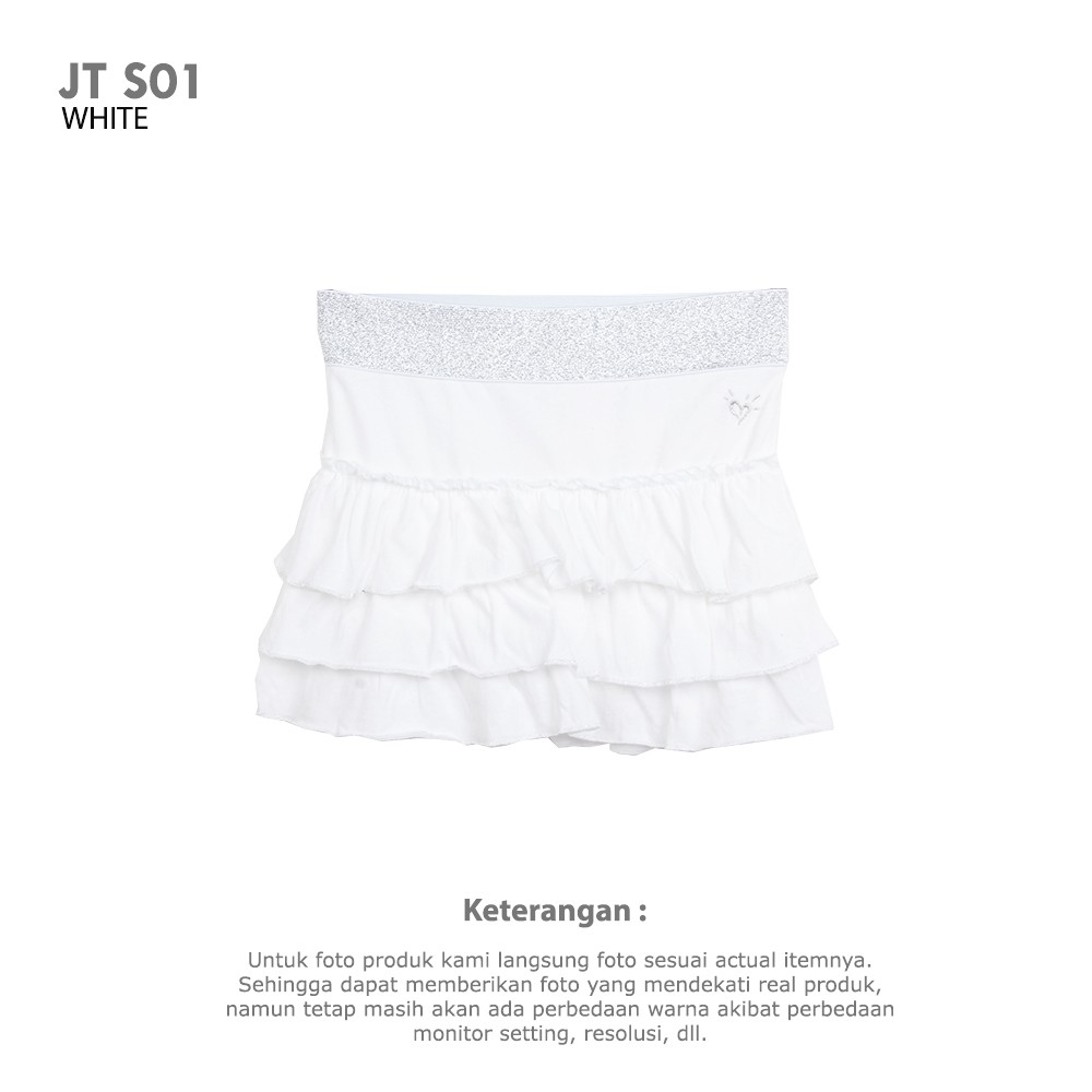 Fashion Pakaian Rok Korea Wanita Putih Nella Kharisma Harga Murah Cuci gudang Sisa Eksport Import