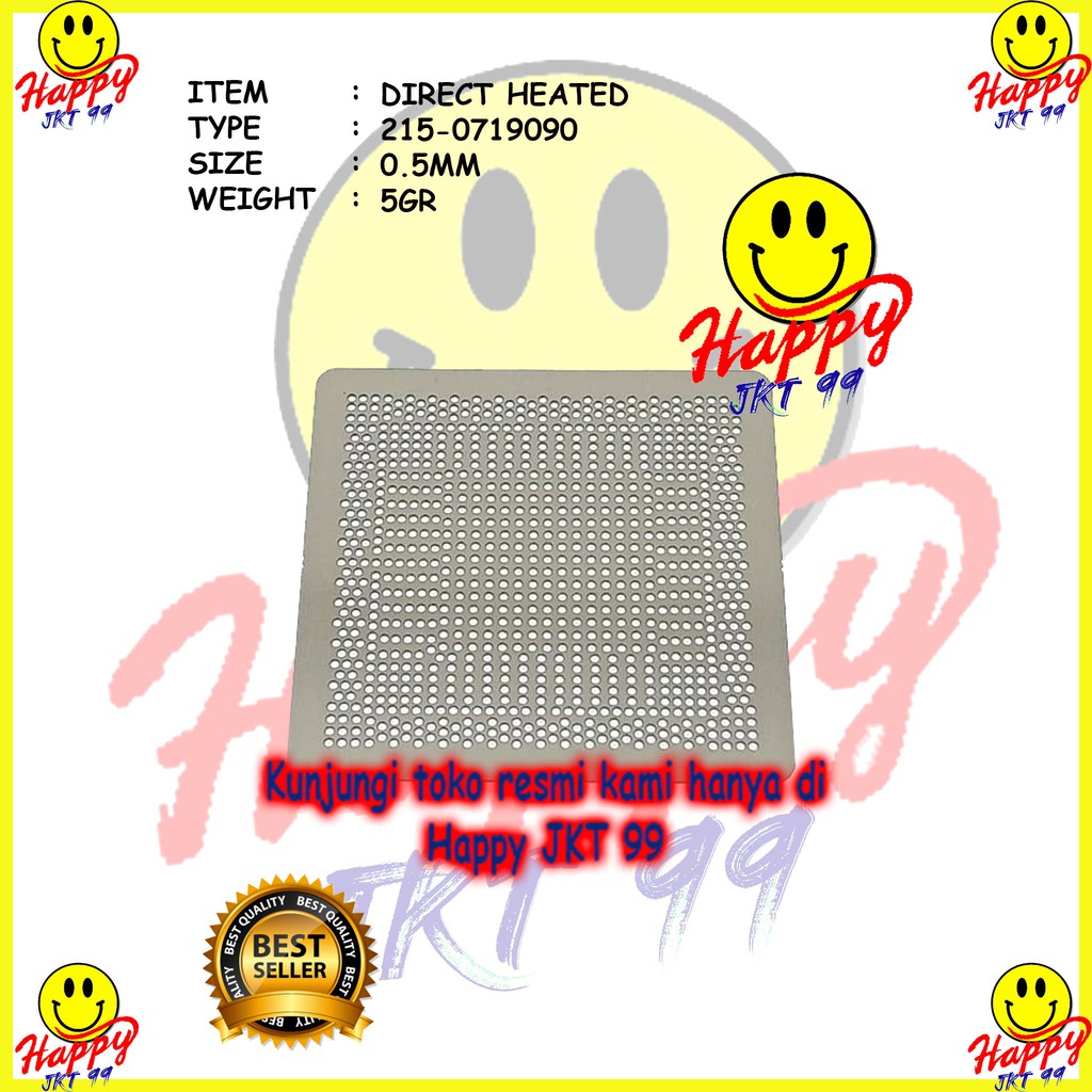 [ HAPPY JKT 99 ] DIRECT HEATED STENCIL 215-0719090 216-0810005 216-0810028 216-0810001