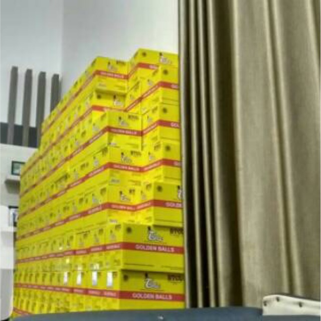 Golden Balls Tobelo 1 BOX isi 6 Jar Cokelat Bola isi Beras Crispy Best Seller (6 Jar x 40 Pcs)