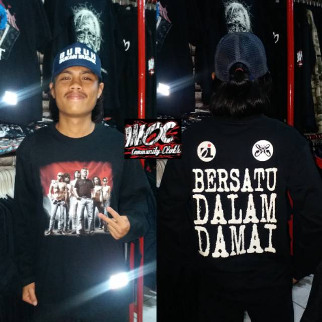 Kaos iwan fals c59 bersatu dlm damai
