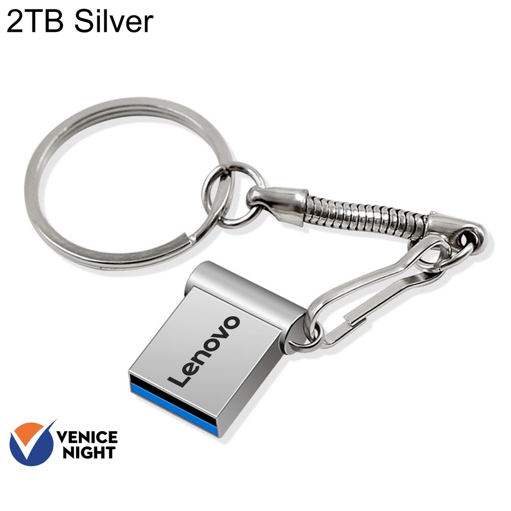 (HH) Lenovo 2TB Flash Disk USB 3.0 Anti Air Bahan Metal Untuk Komputer