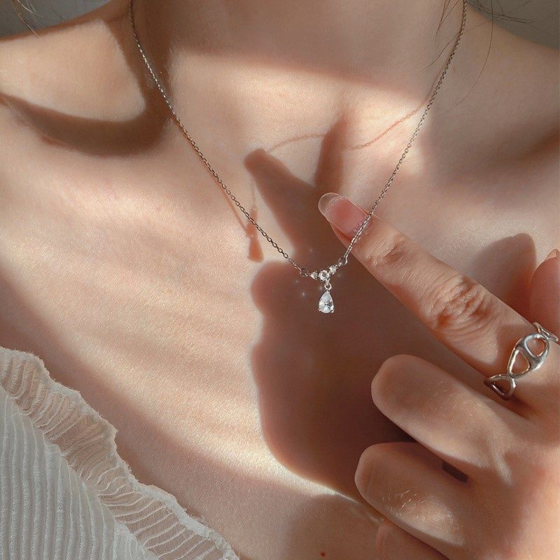 WB278 Kalung Liontin Kristal Mewah