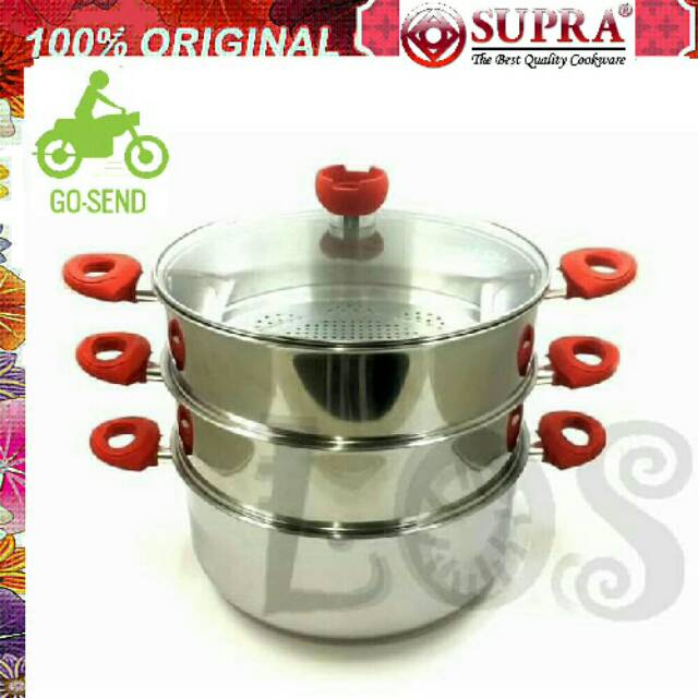 steamer supra susun 3, panci supra susun 3, 28cm