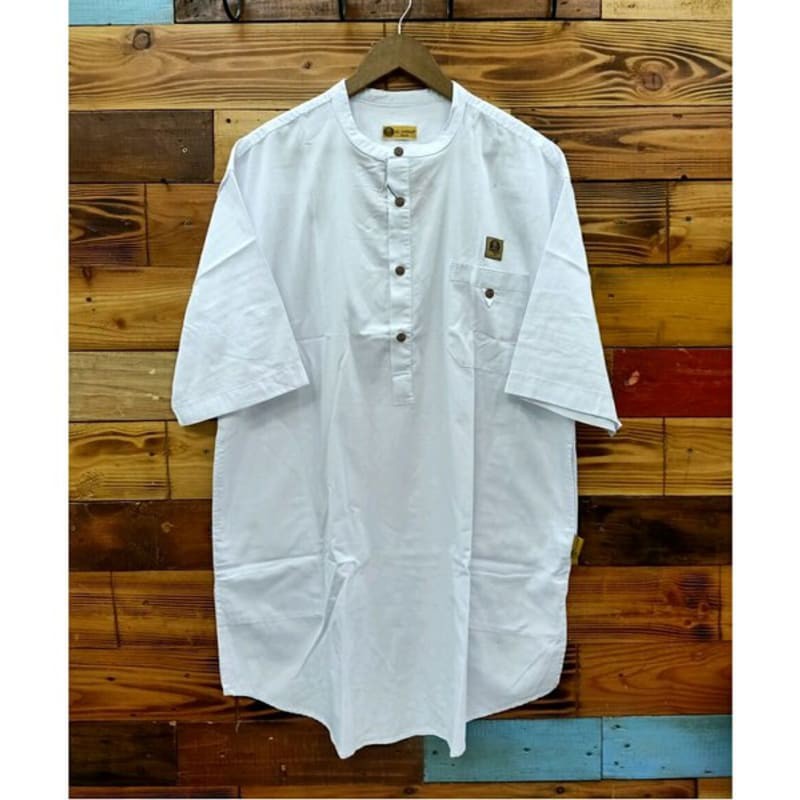 Al Amwa Premium - Kurta Jumbo Putih - Gamis Pakistan Big Size Putih - Koko XXL XXXL XXXXL