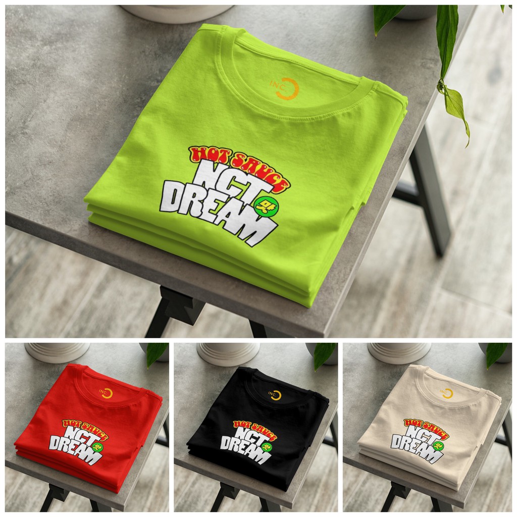 [NEW] Kaos NCT Dream Hot Sauce Cotton 24s Premium Bisa Upgrade Lengan Panjang