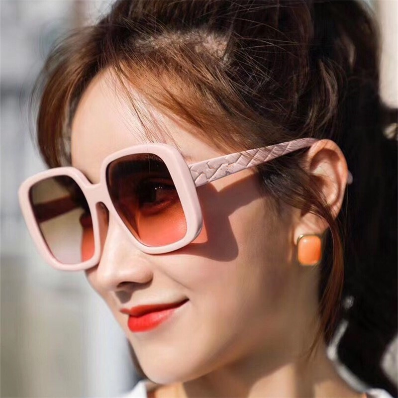 Fashion big frame Korean style square all-match sunglasses