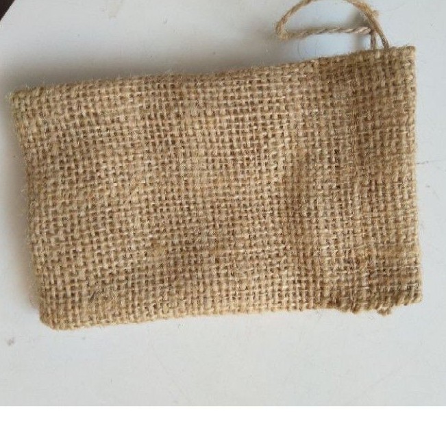 Kantong goni kopi jute pouch 10x12cm preorder