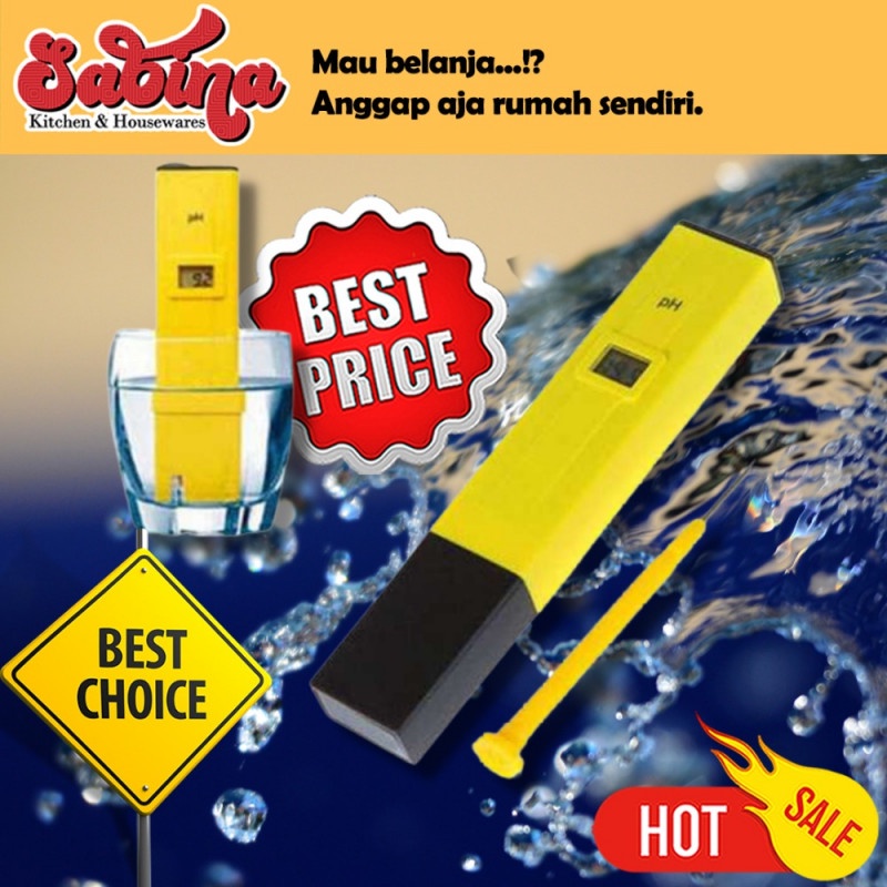 PH Meter Tester Pen Kadar Keasaman Kebasaan Air Minum Akuarium