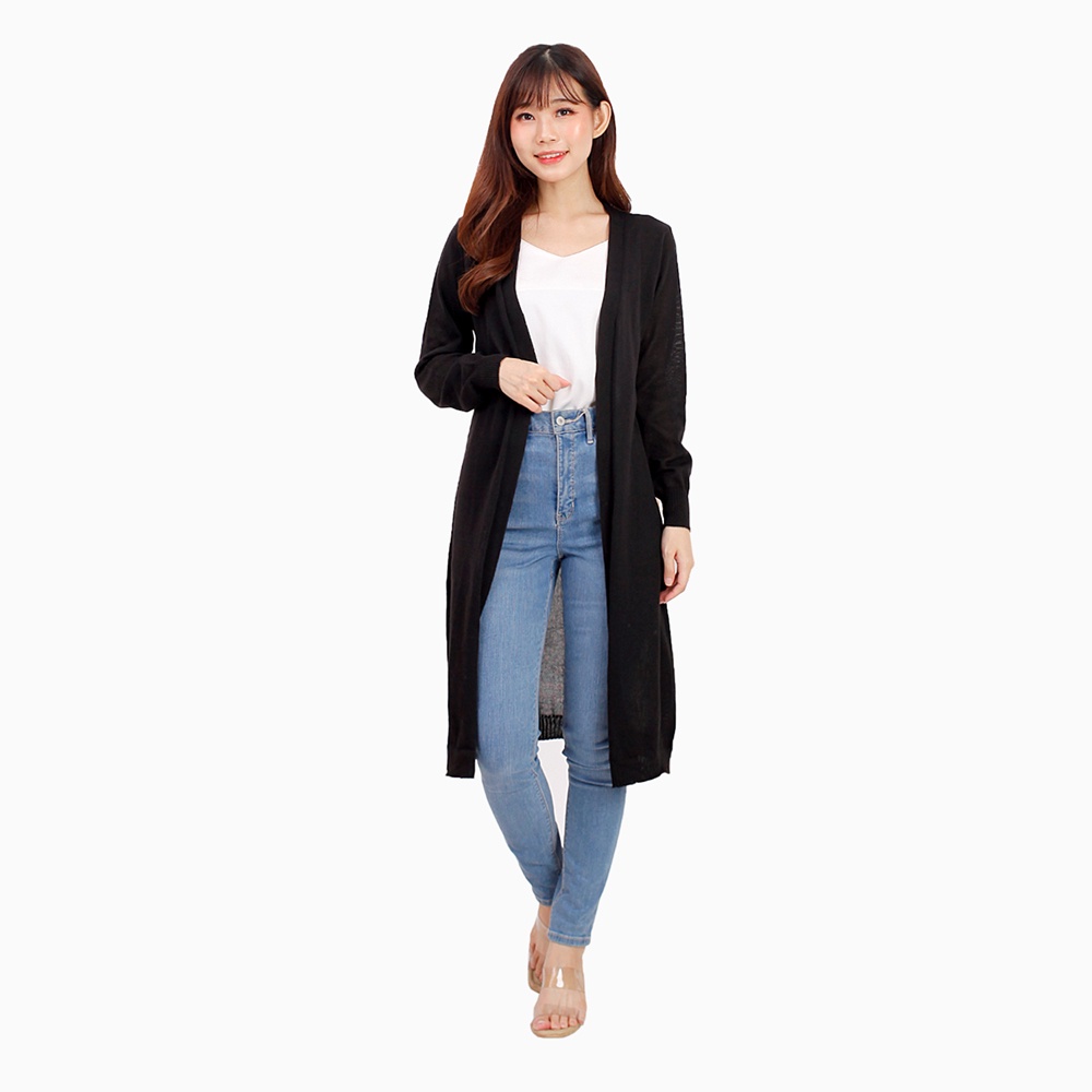 Cardigan rajut panjang Wanita gaya korea Model Terbaru - XSHOP Acha