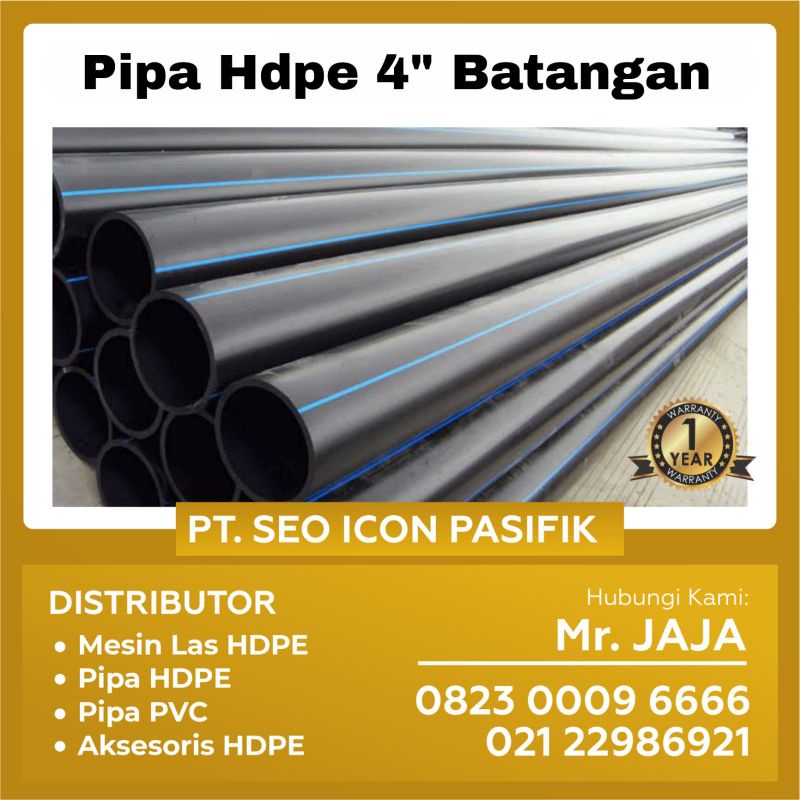 Pipa Hdpe-pipa hdpe 4 inch PN 10 | distributor pipa hdpe murah