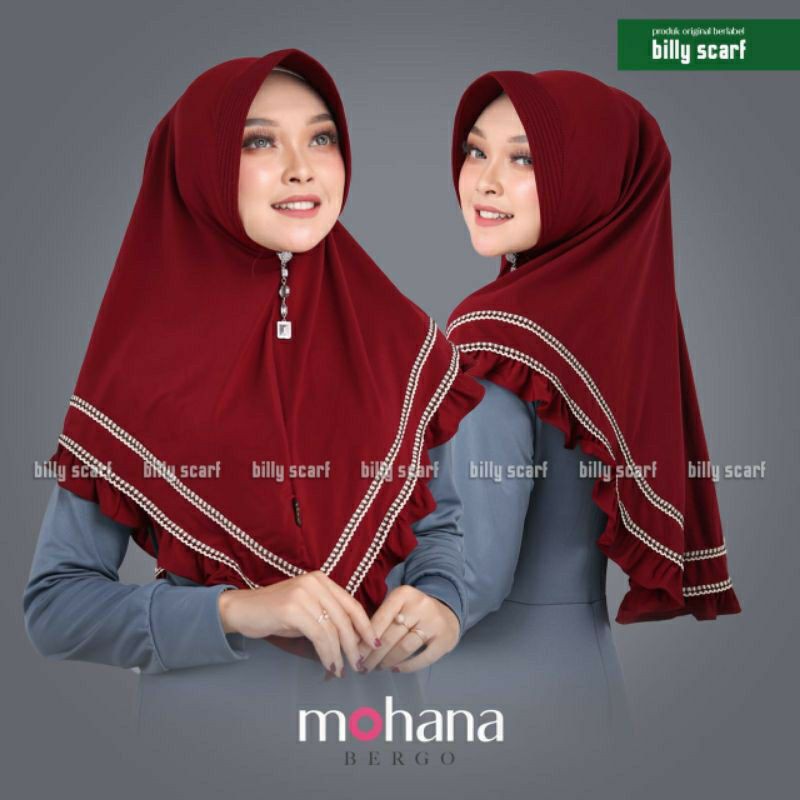 (((ORIGINAL Billy))) Hijab instan Jersey MOHANA
