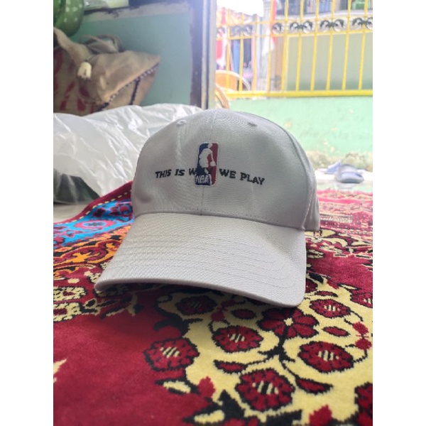 topi second ori NBA putih free 1 topi rondom