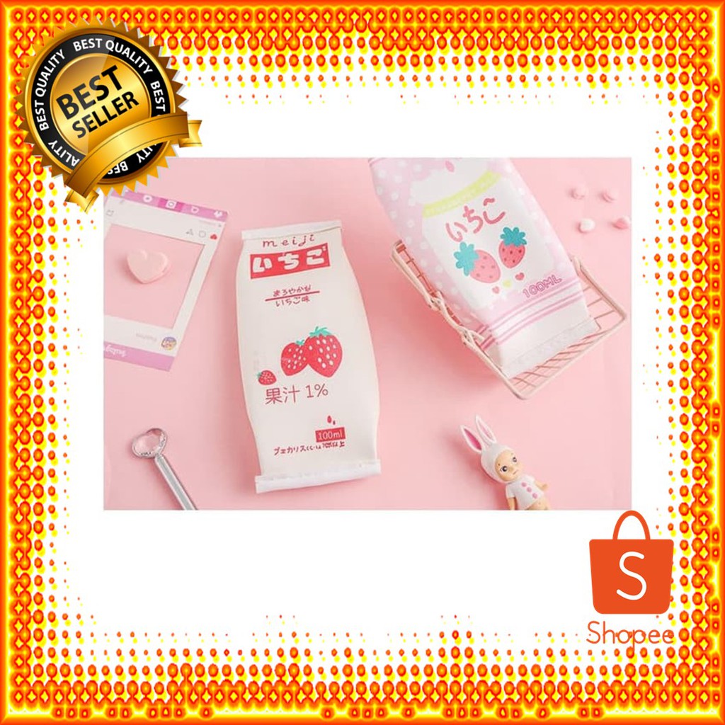 

TP0071 Tempat Pensil Japanese Strawberry Milk / Tempat Kosmetik