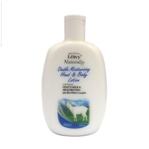 Leivy Double Moisturising Hand &amp; Body Lotion Goats Milk