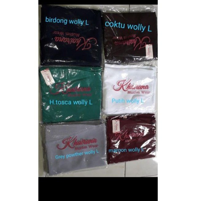Jilbab/khimar/kerudung/hijab khairana Muslim Wear L