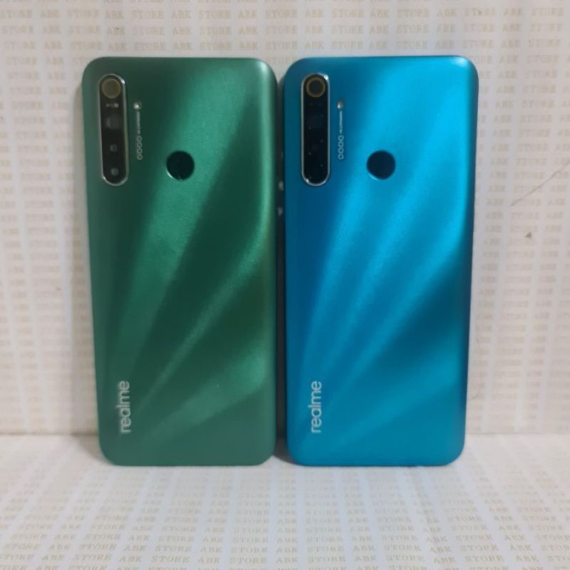 Kesing Casing Housing Fullset Tulang Tengah Lcd Realme 5i Original