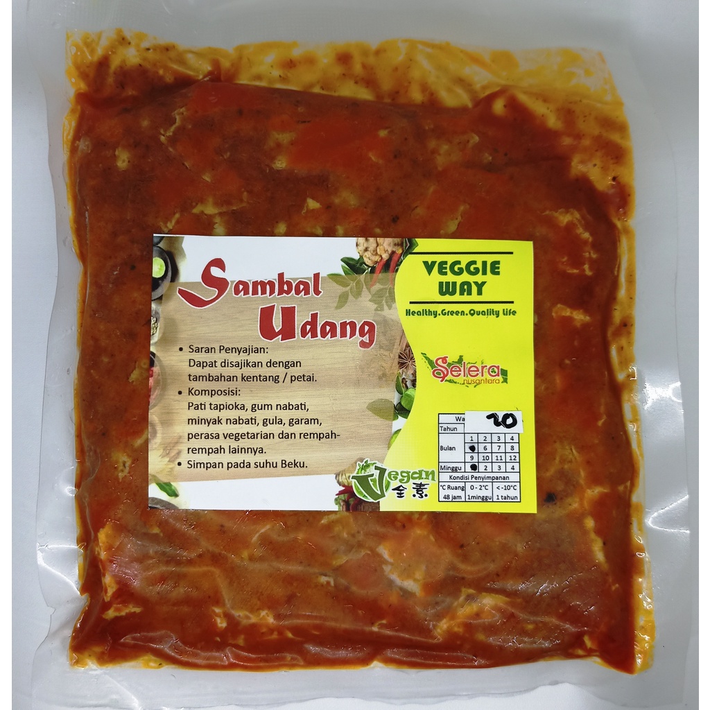 

Sambal udang Vegan 425gr
