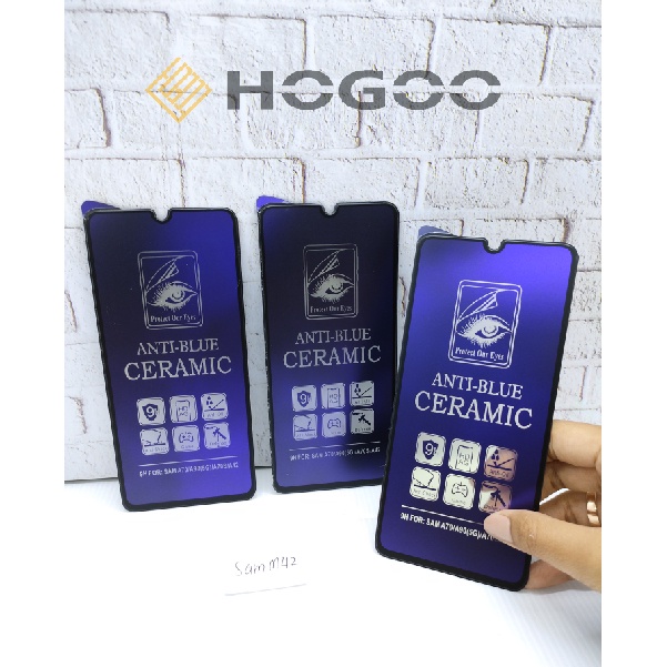 HOGOO TEMPEREDGLASS - ANTI GORES CERAMIC ANTI BLUE MATTE SAMSUNG M42 M51 M62