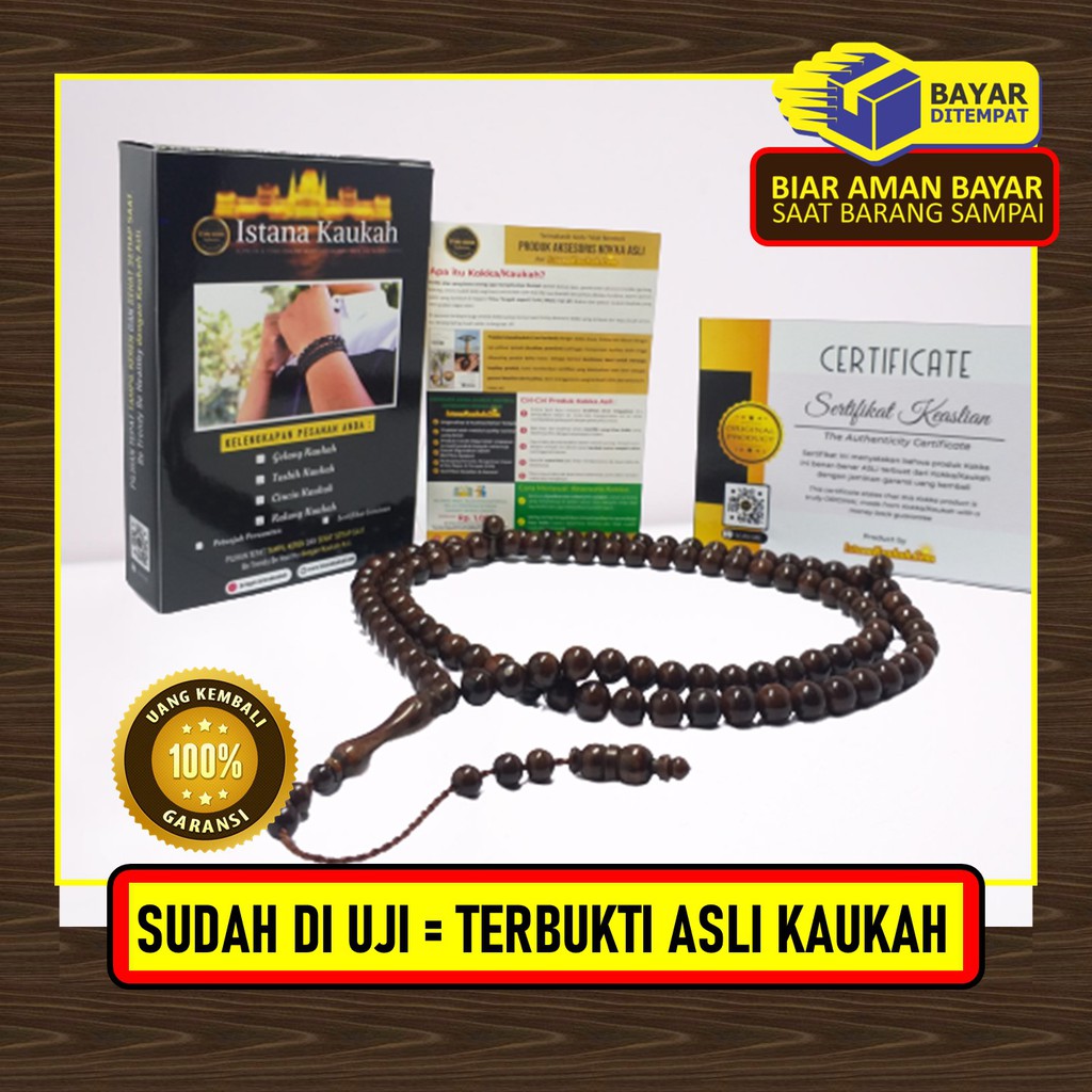 ASLI!!! TASBIH KAUKAH FUQOHA, TASBIH KAUKAH GROSIR Istana Kaukah Asli