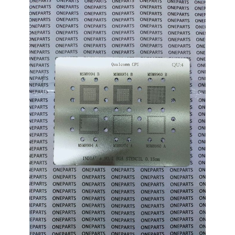 TOOLS CETAKAN IC BGA STENCILS QUALCOMM CPU / QU 4