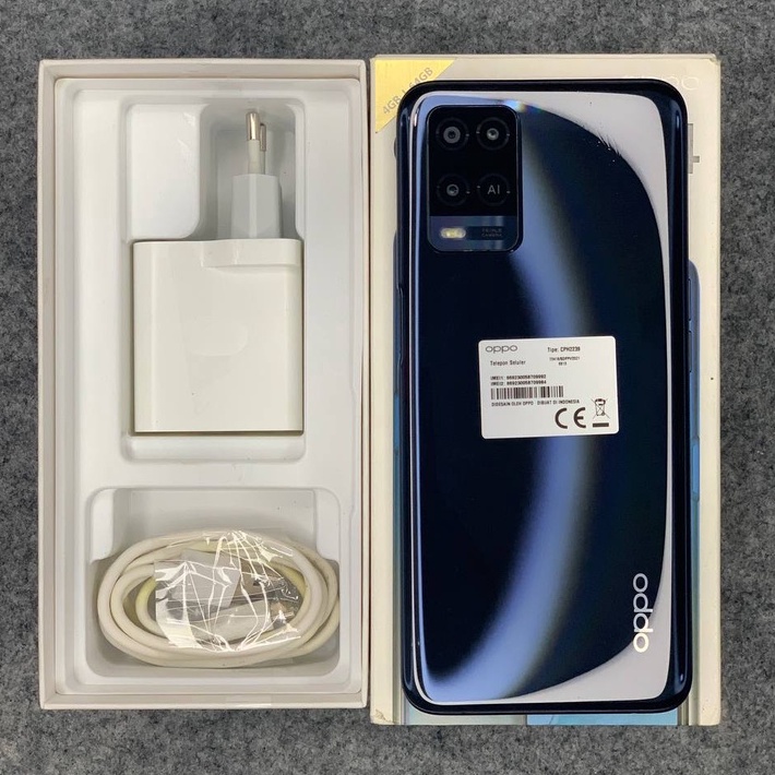 Oppo A54 4/64GB Bekas/Second Fullset Mulus Banget