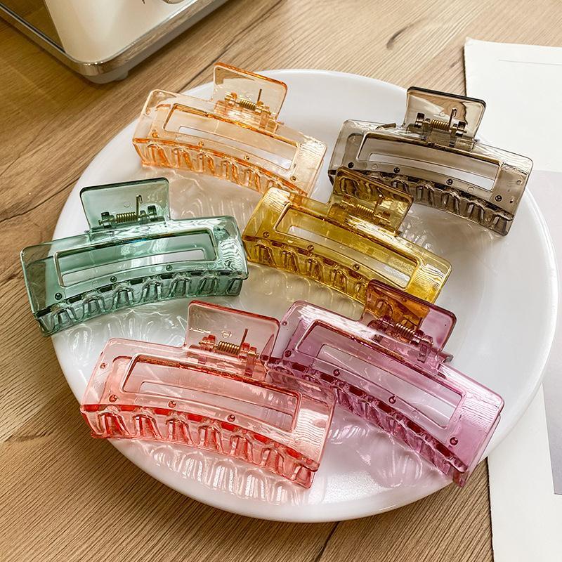 Jepit rambut korea premium jedai jeli bening colorful fashion wanita elegan mode baru original import JD30#