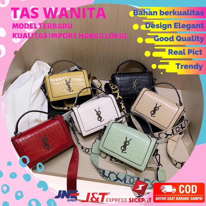 TAS SELEMPANG WANITA GI5486 HANDBAG TAS WANITA IMPORT MURAH NB408