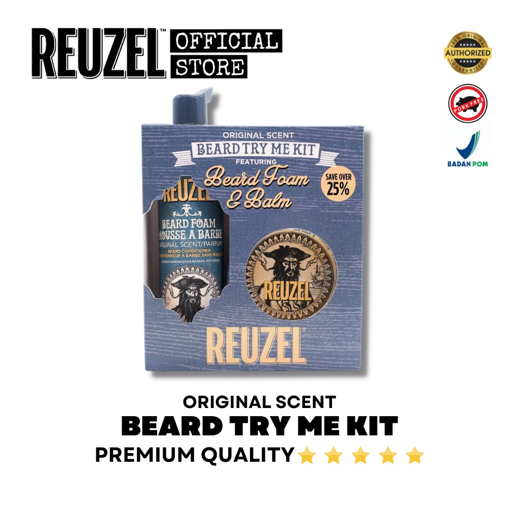 REUZEL BEARD TRY ME KIT ORIGINAL