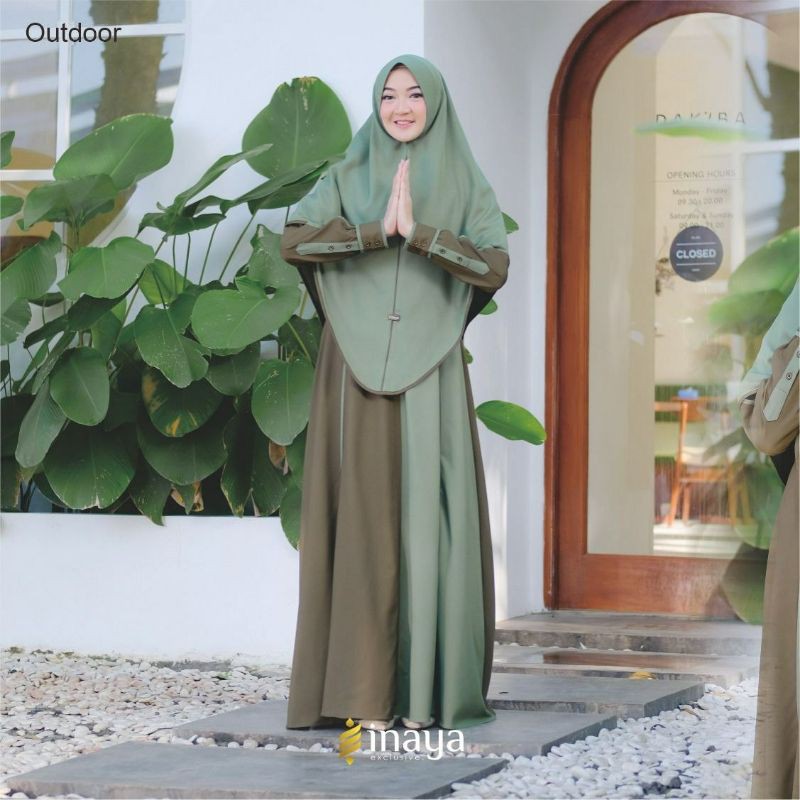(PART2)FENYA SYAR'I ORI INAYA MAXI/GAMIS HIJAB ORIGINAL EXCLUSIVE BUSUI BY INAYA/GAMIS BRANDED