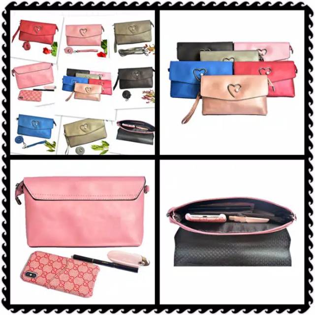 Tas jelly / Tas selempang wanita / Tas jelly love
