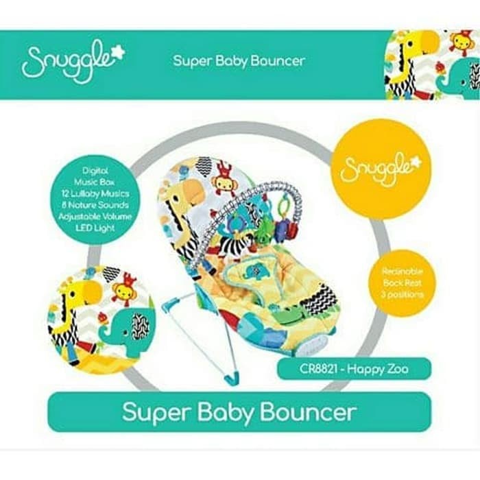 Bouncer Crown Snuggle Baby Bouncer Super Infant To Toddler Rocker