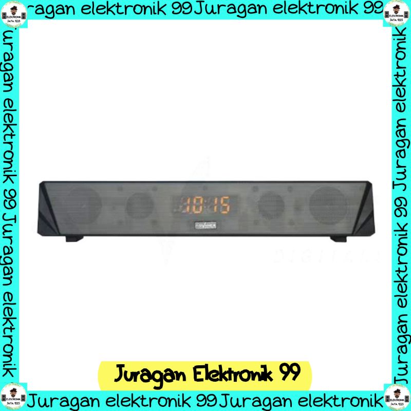 Advance Speaker Soundbar Portable Alarm Clock T-523 Bluetooth Speaker Garansi Resmi