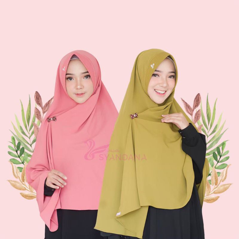 KHIMAR SYARI HIJAB SYANDANA GOSYA size L / KERUDUNG SYARI | HIJAB INSTAN HIJAB SYARI BERGO | JILBAB SYARI KHIMAR SYANDANA